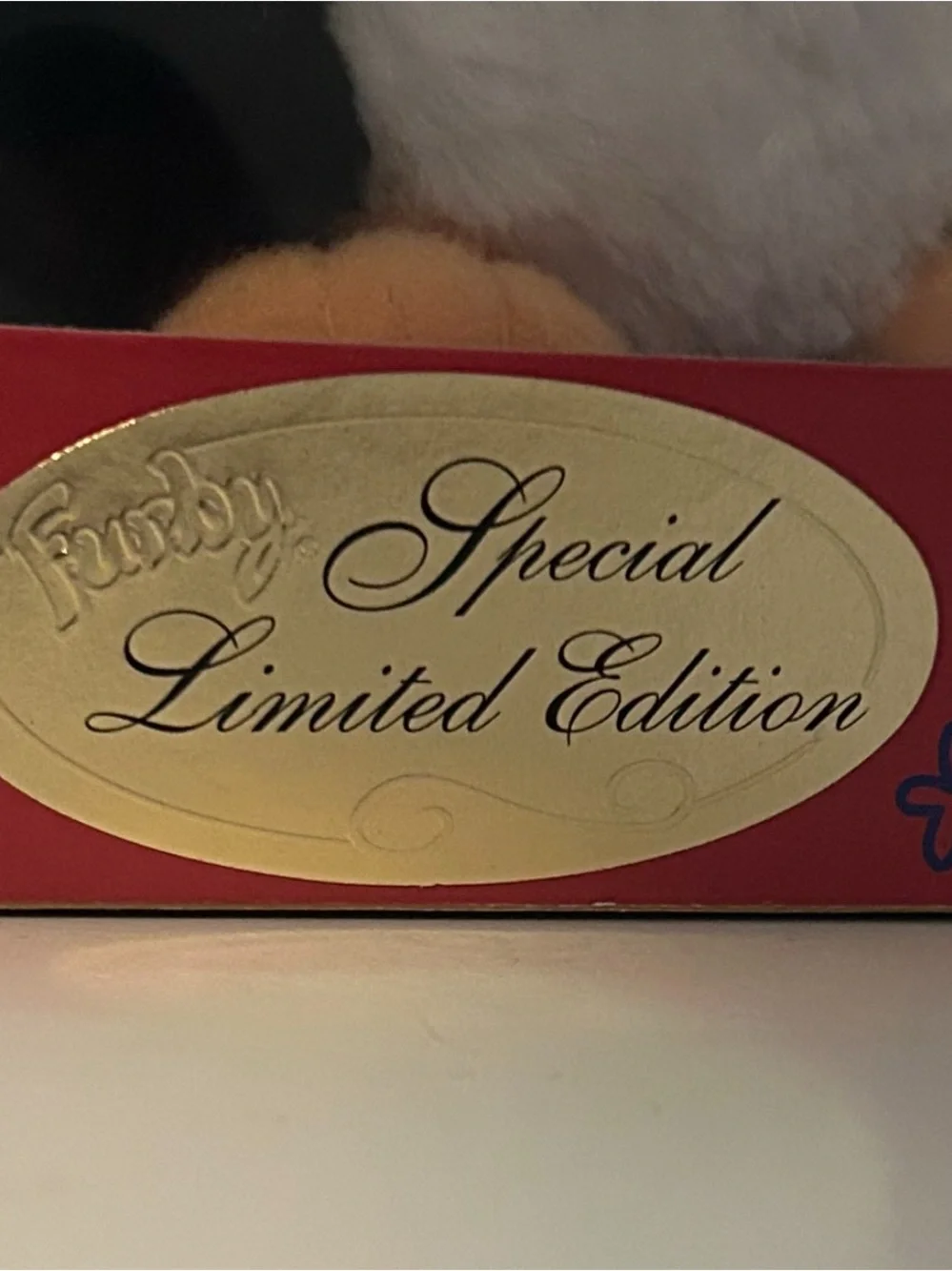 NWT Furby Special Limited Edition Vintage Plush Toy Graduate Black White